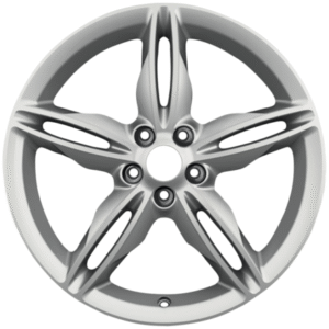 Disk iz lahke zlitine 19" 5 x 2 kraki, srebrn